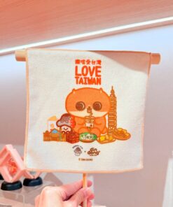 【DinDong貓】小方巾 癲噹愛台灣 經典大臉款